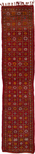 Vintage Moroccan Runner Rug (3' x 16')